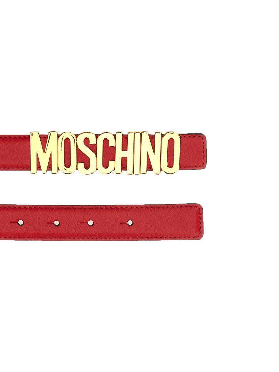 MOSCHINO BELT WITH LOGO 803380080116