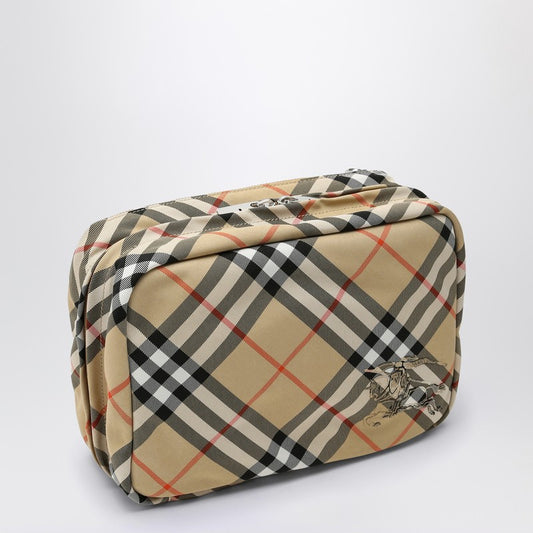 Burberry Check travel pouch 8092707158564P_BURBE-A2021