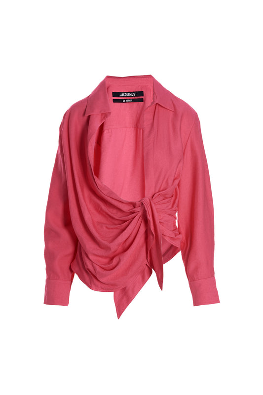 JACQUEMUS 'LA CHEMISE BAHIA' SHIRT 21H213SH002PINK