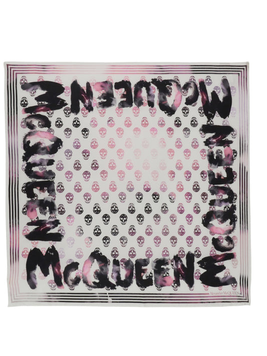 Alexander McQUEEN WATERCOLOR GRAFFITI SCARF 7350013001Q9272