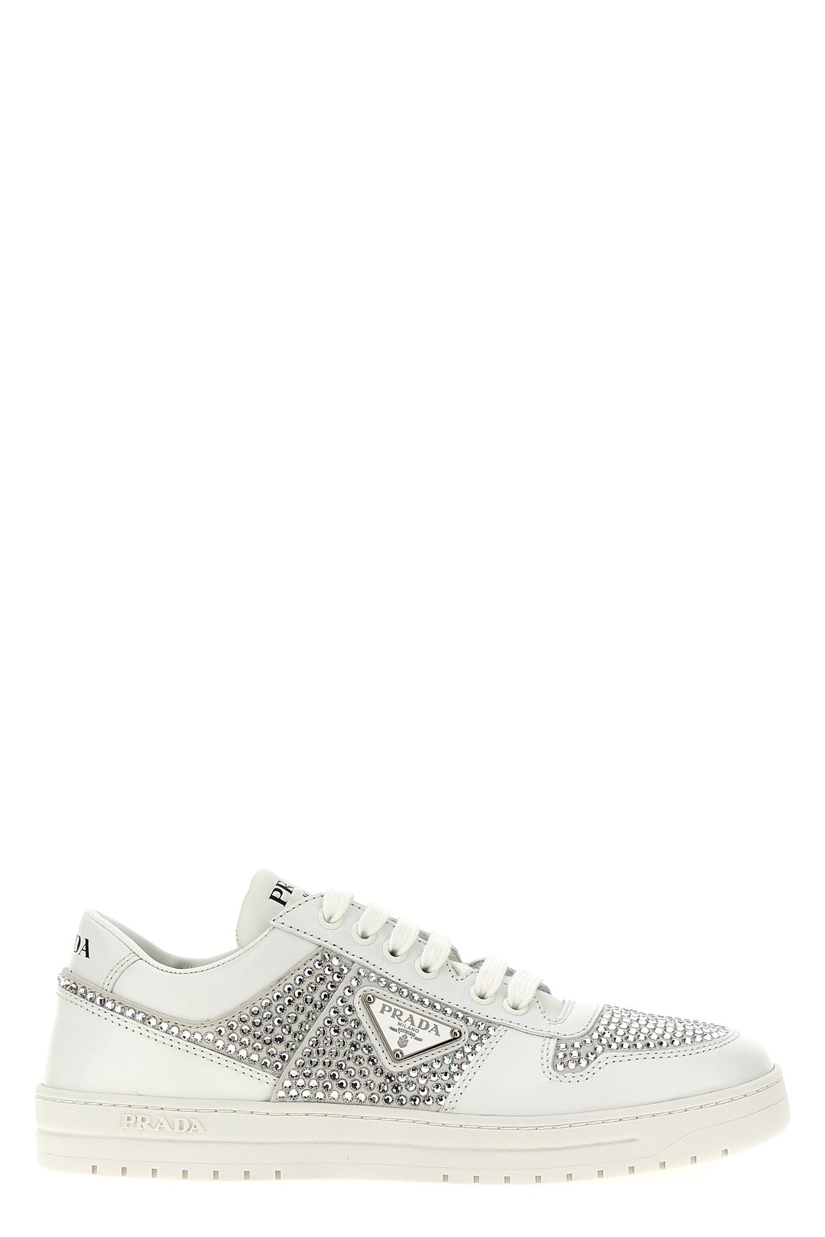 Prada SNEAKERS WITH CRYSTALS 1E348NF302AWLF0009