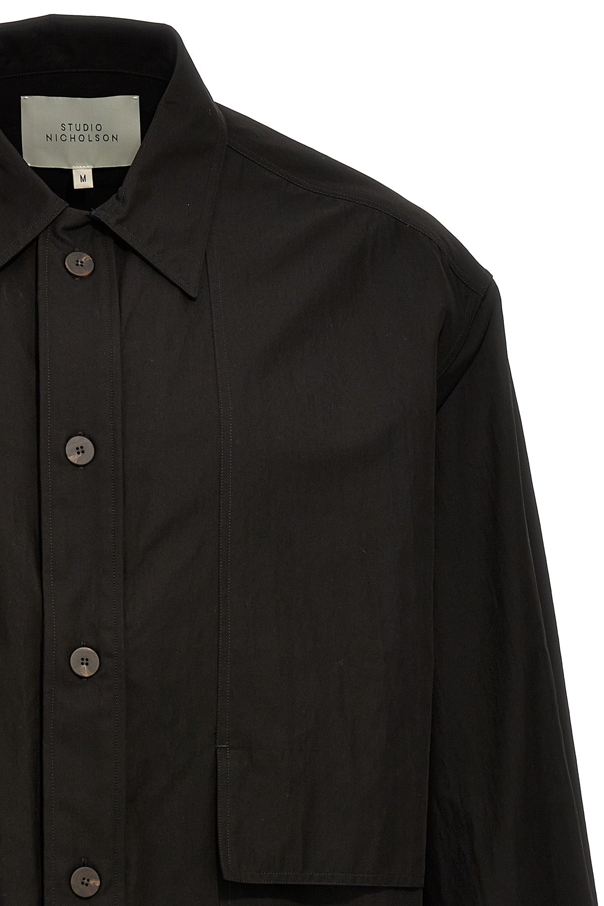 Studio Nicholson 'MILITARY' SHIRT SPIRITBLACK