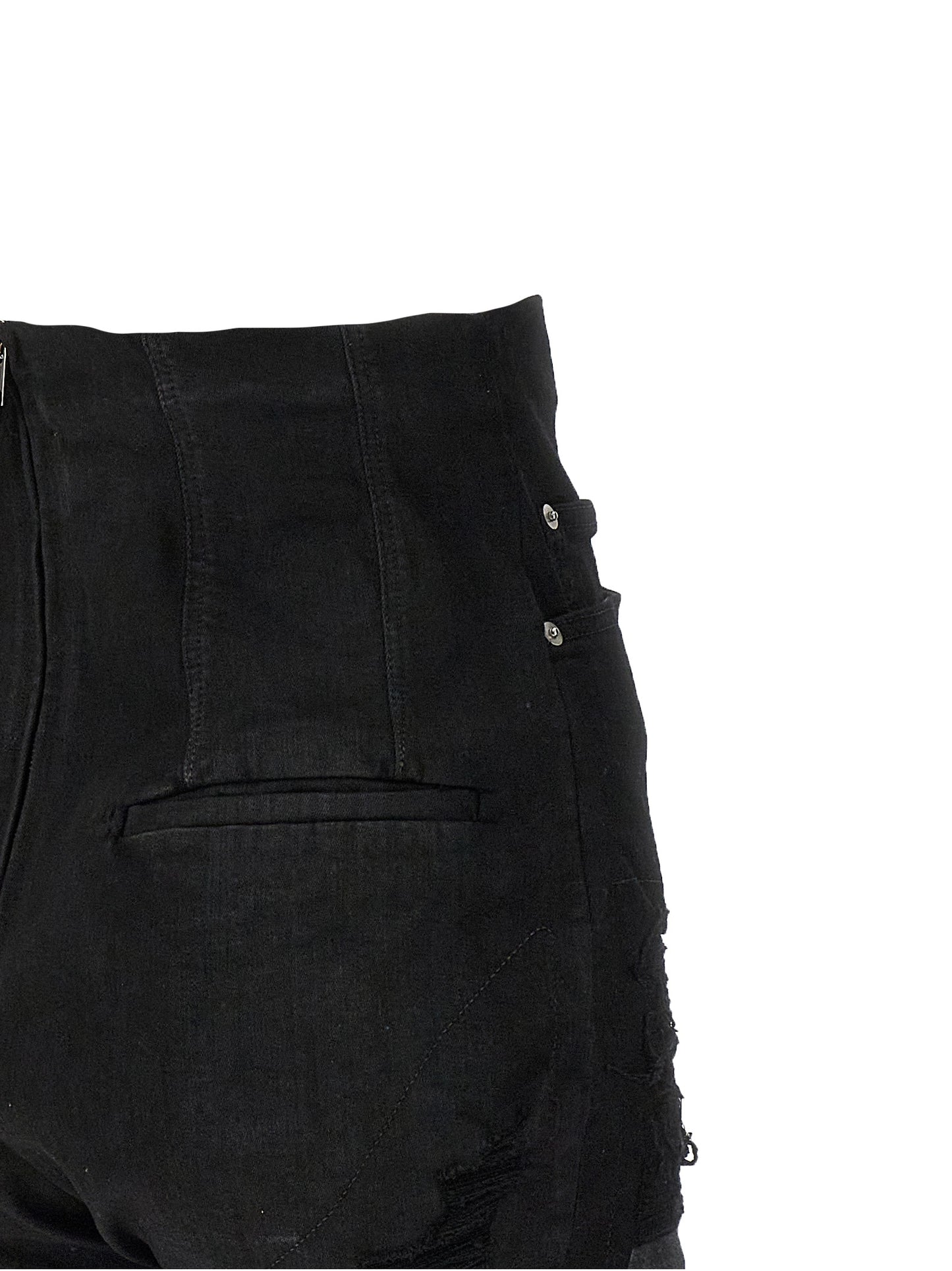 Rick Owens DRKSHDW 'DIRT CUTOFFS' SHORTS DS01D1313SBBFR09