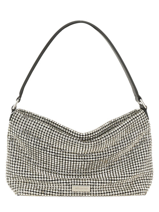 self-portrait SILVER DIAMOND HOBO BAG SS24-302-SILSILVER