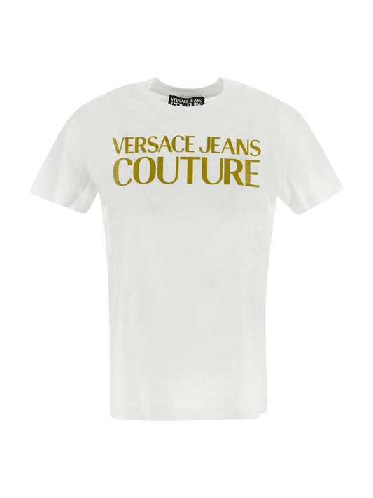 VERSACE JEANS COUTURE VERSACE JEANS COUTURE T-shirt white 76HAHG03CJ00GG03