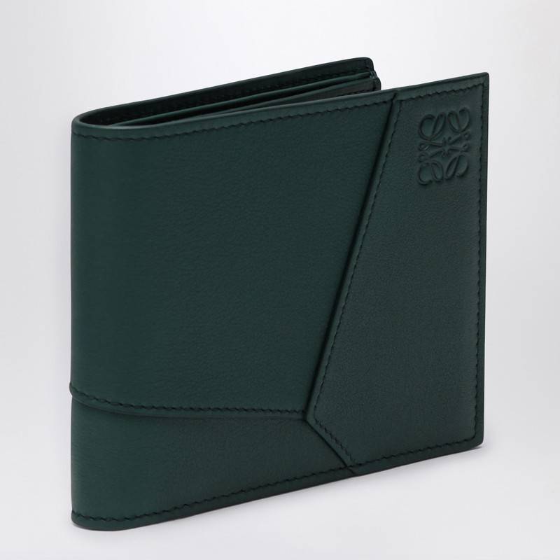 LOEWE Green Puzzle bi-fold wallet C510302X16LEQ_LOEW-6580