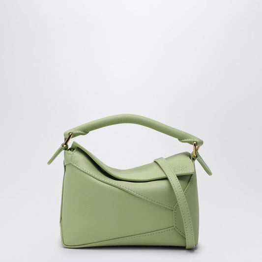 LOEWE Puzzle mini light green bag A510P88X26LEP_LOEW-3916