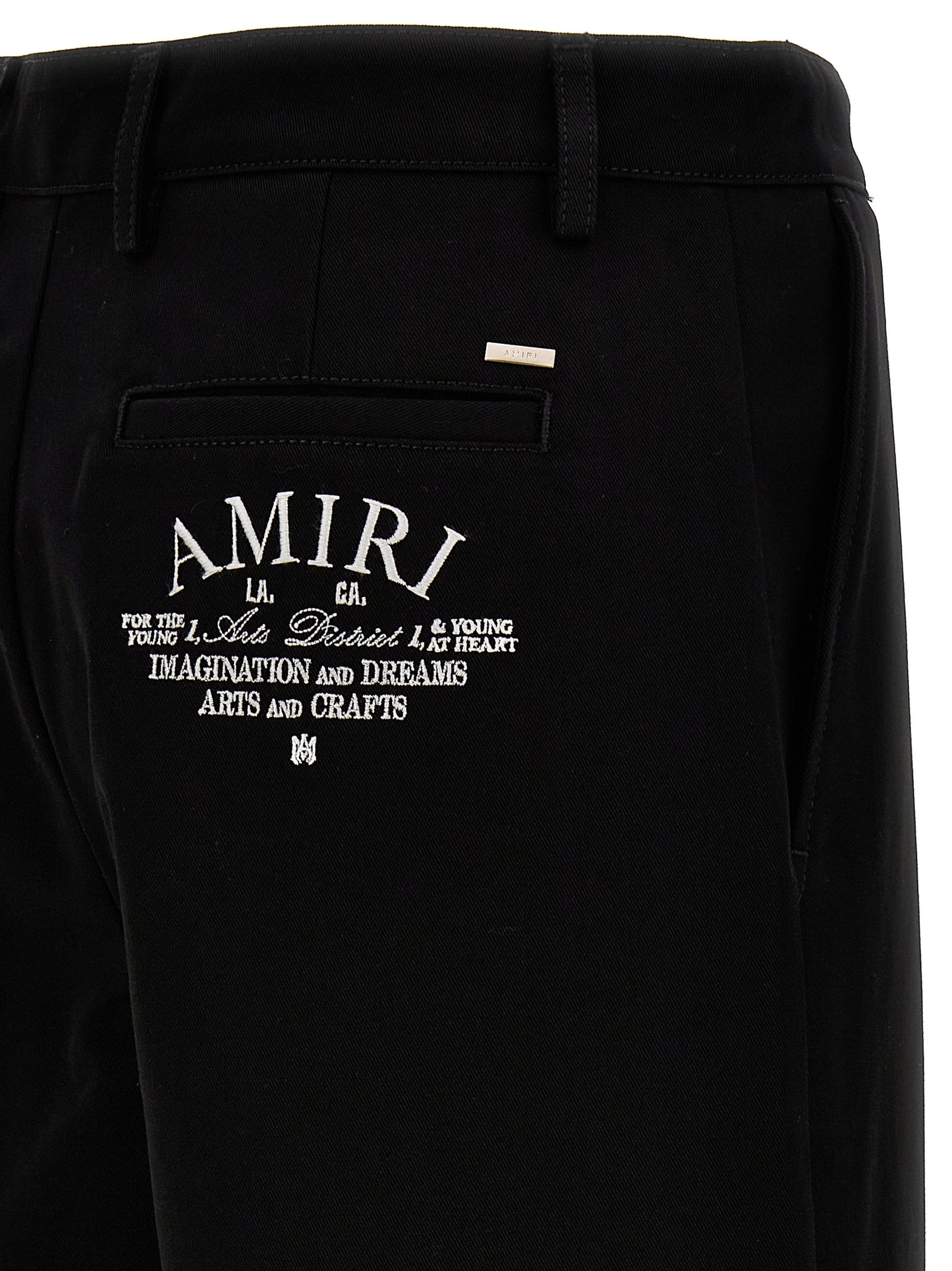 AMIRI 'BAGGY CHINO' JEANS PS24MAW026BLACK