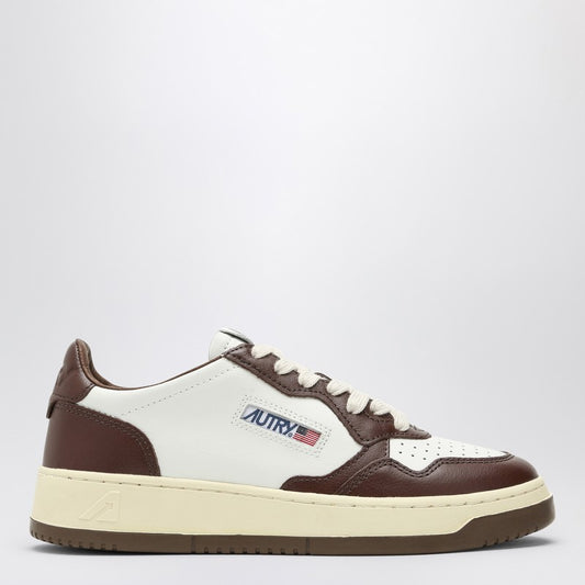 AUTRY Medalist white/brown leather sneaker AULWWB46P_AUTRY-WB46