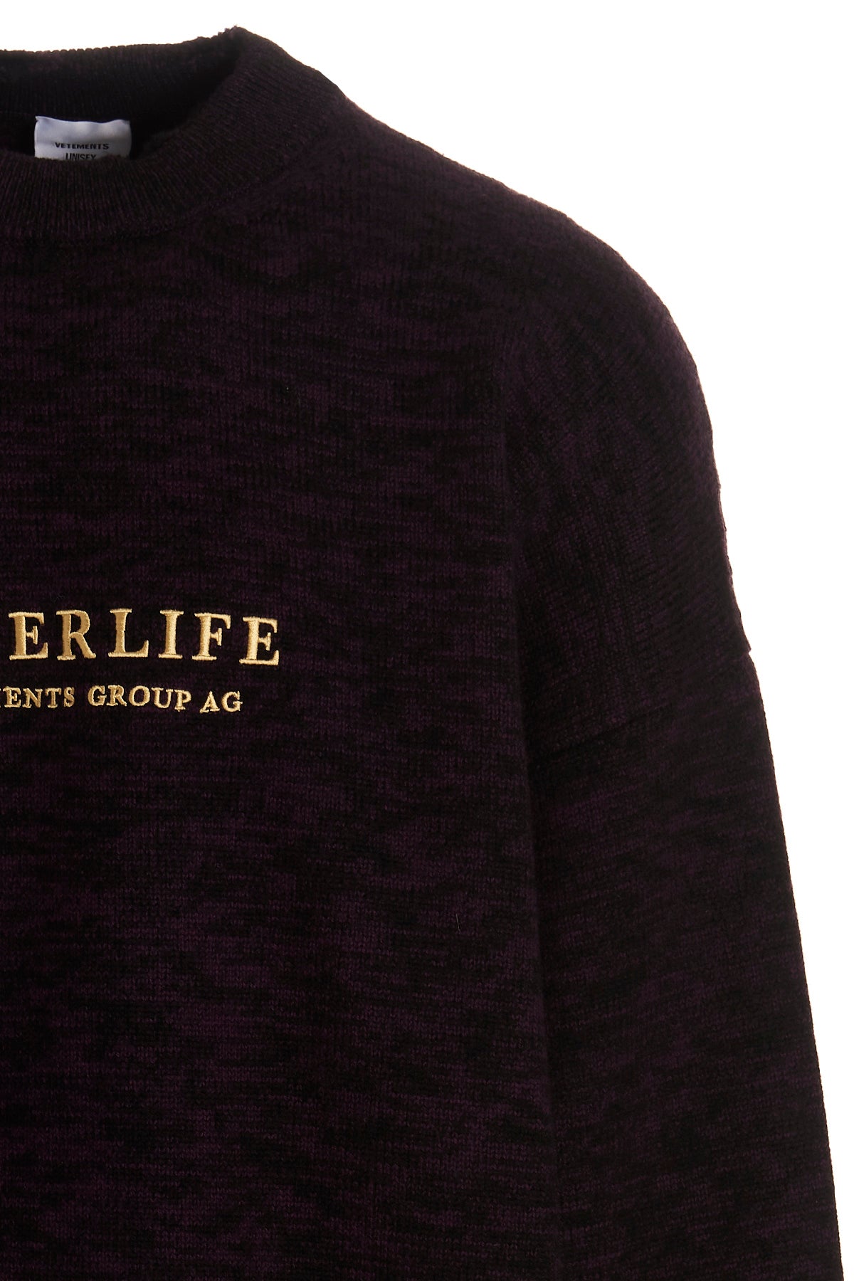 VETEMENTS 'AFTERLIFE' SWEATER UE63KN480PPURPLE