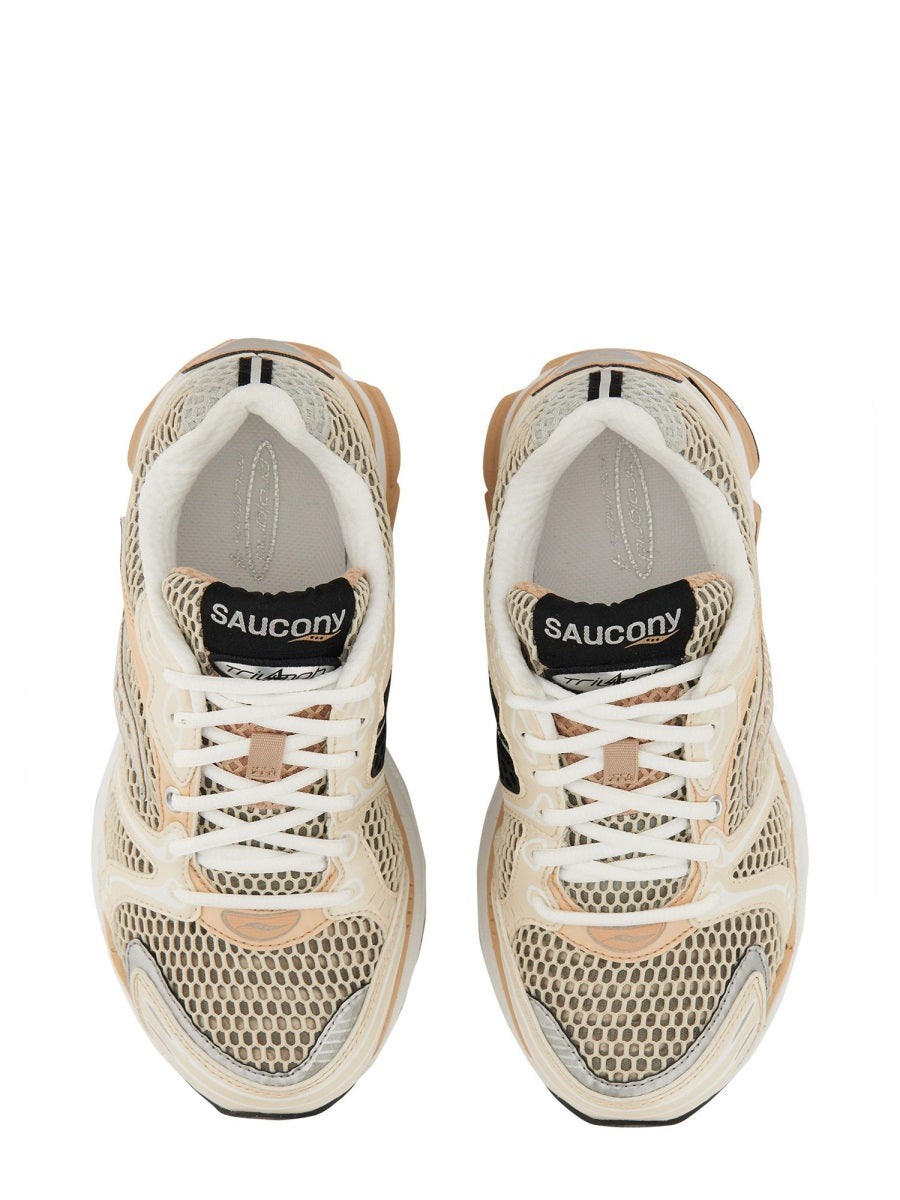 saucony "PROGRID TRIUMPH" SNEAKER S70704-11CREAM/TAN