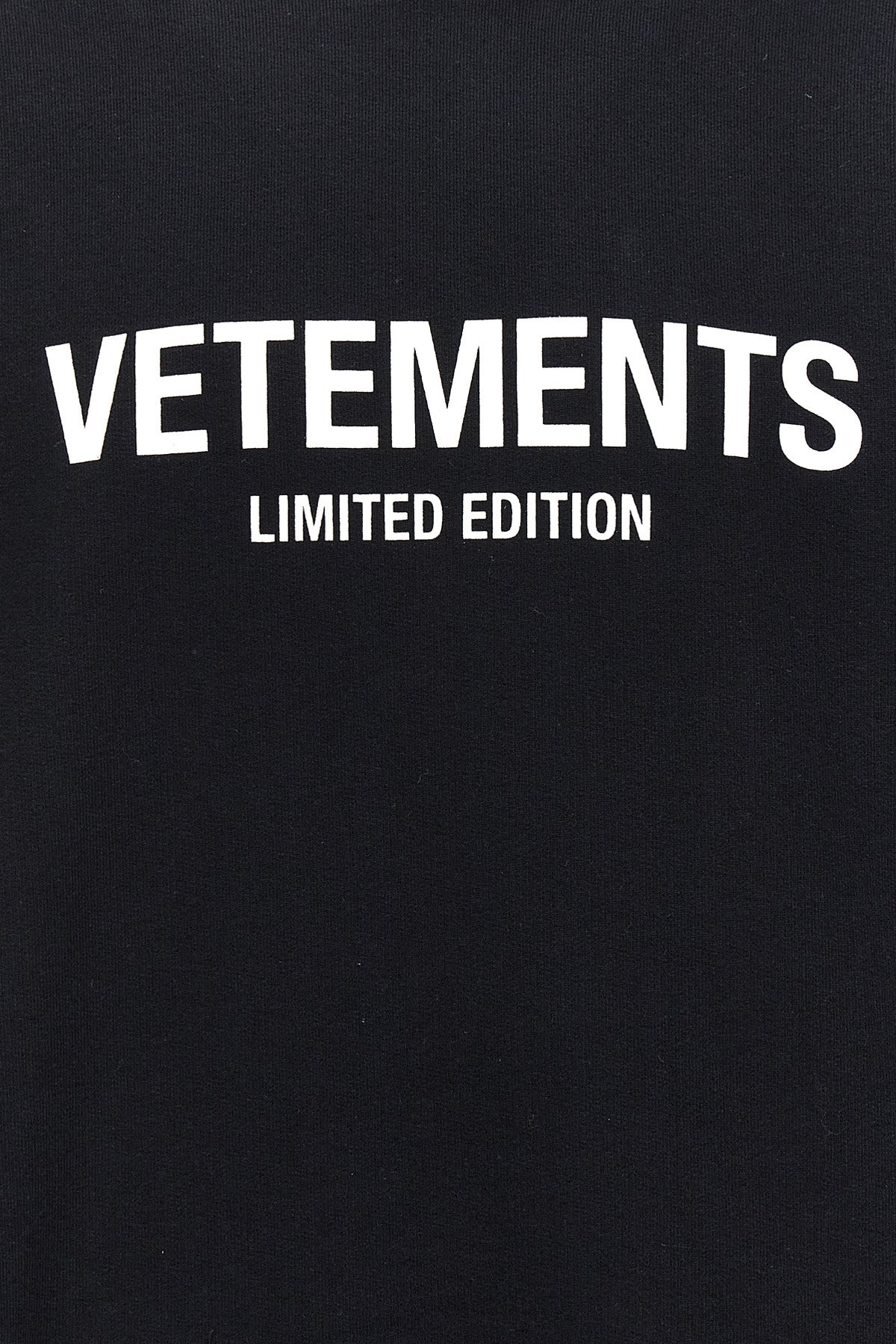 VETEMENTS 'LIMITED EDITION LOGO' HOODIE UE64HD600BBLACKWHITE