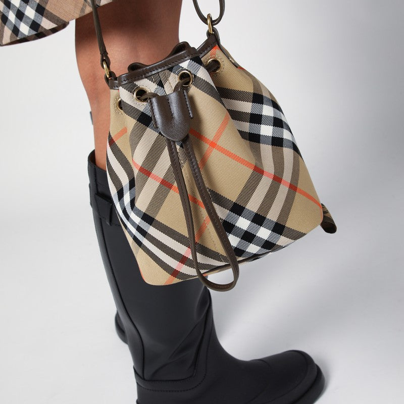 Burberry Small bucket with shoulder strap Check 8093804159199P_BURBE-B9368