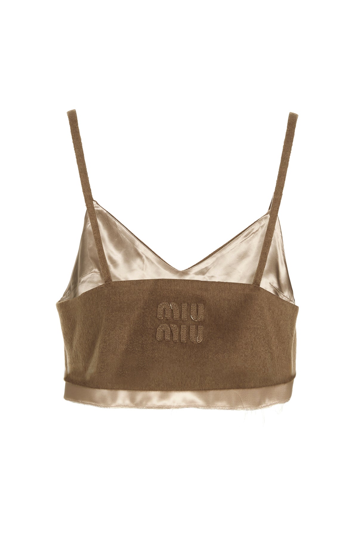 MIU MIU LOGO CAMEL TOP MT1869165F0040