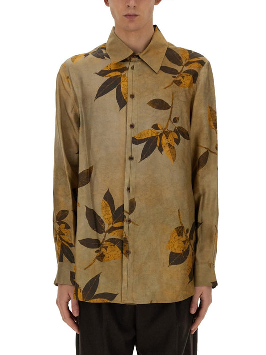 UMA WANG SHIRT "TAB" UM1503UW026