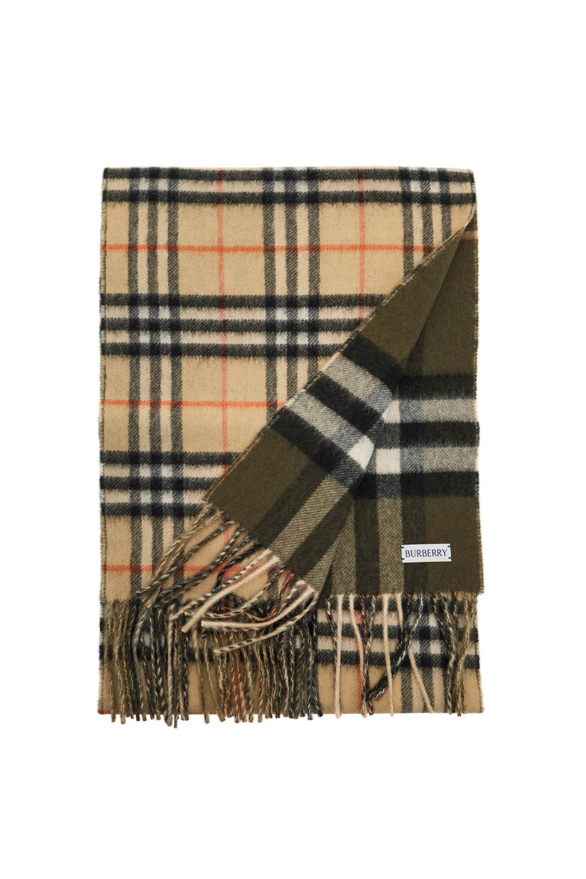 Burberry reversible check cashmere scarf 8095702B9719