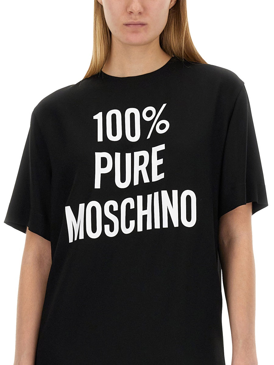 MOSCHINO DRESS WITH LOGO 044305331555