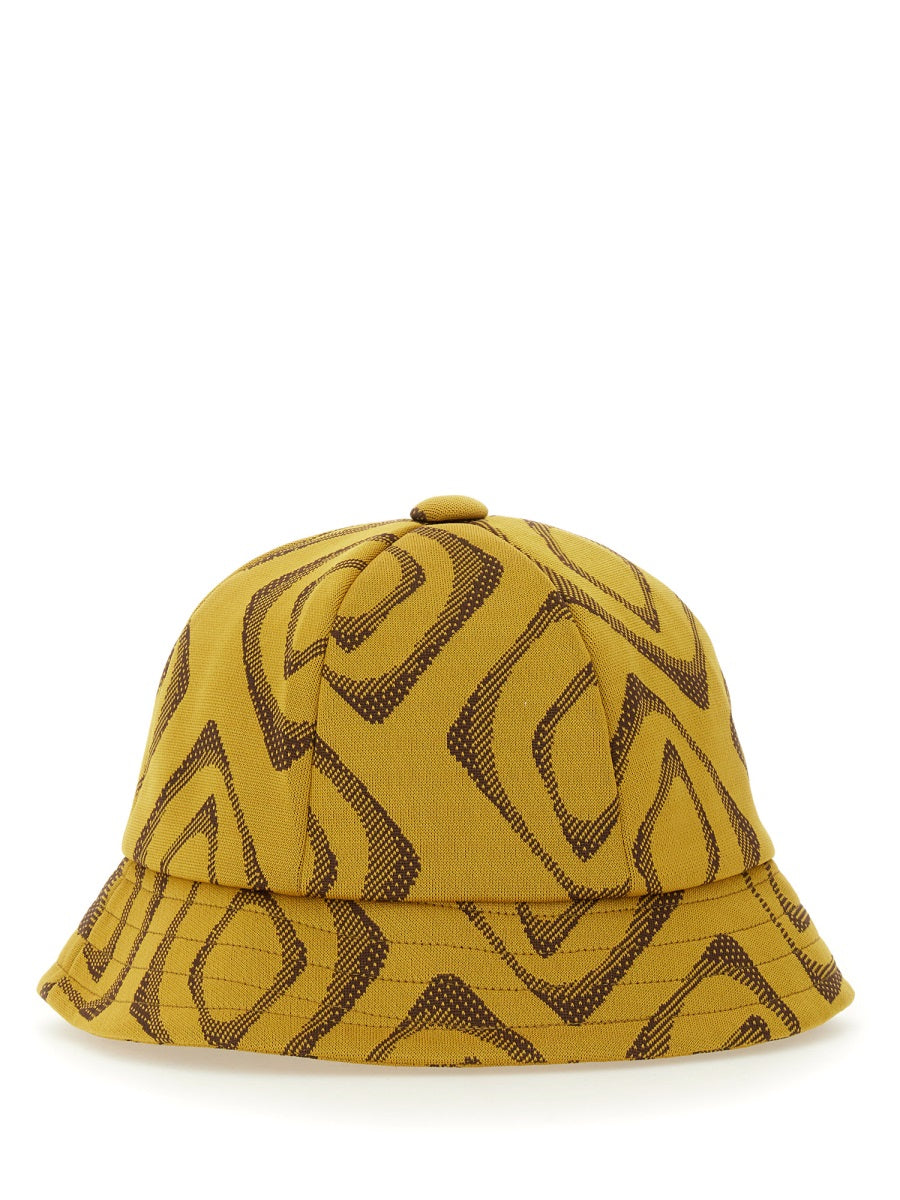 Needles HAT WITH PRINT OT053D-MUSTARD