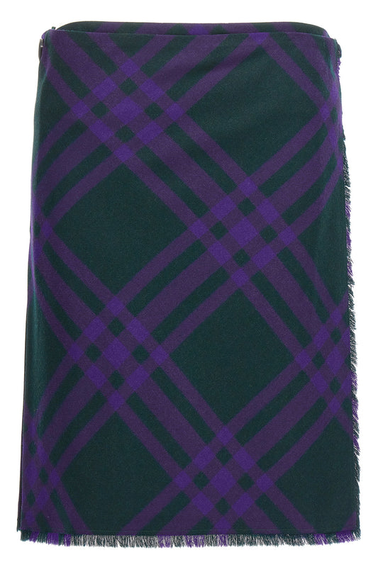 Burberry 'KILT' SKIRT 8078013DEEPROYAL