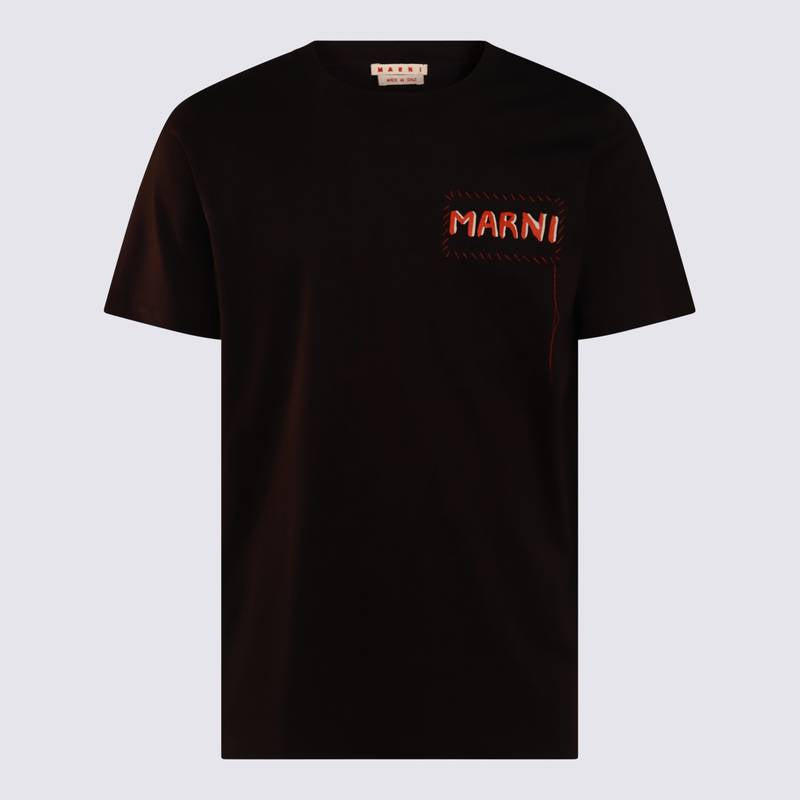 Marni T-shirts and Polos Black HUMU0198X0UTC01700N99