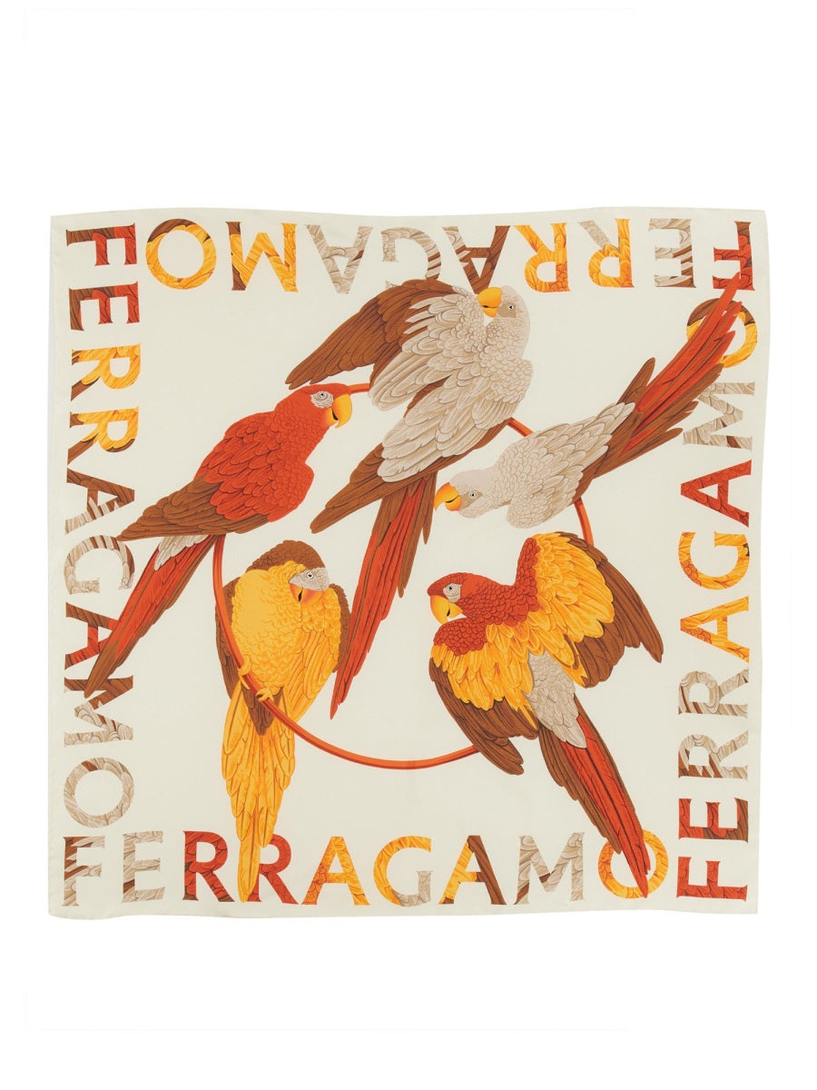 FERRAGAMO SILK SCARF 771178310151001