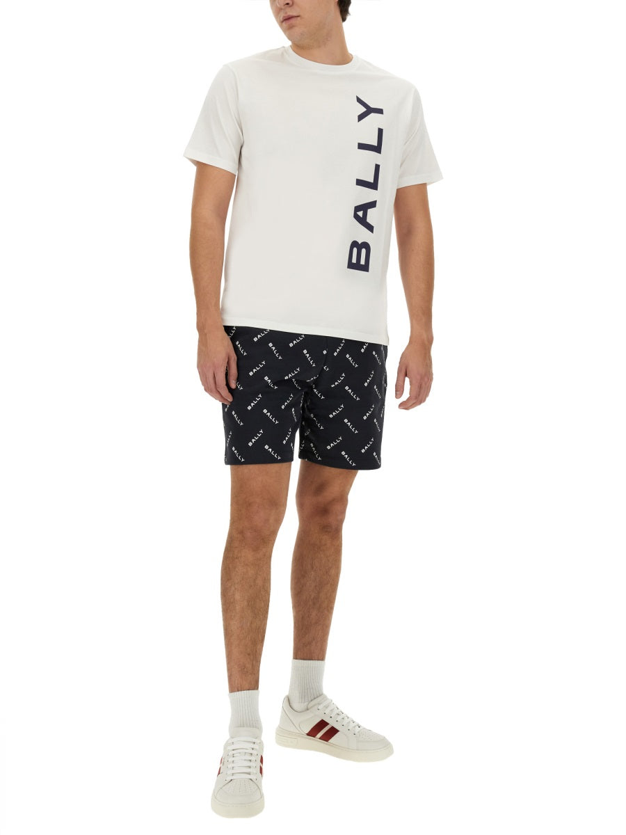 BALLY T-SHIRT WITH LOGO MJE05CCO018U001