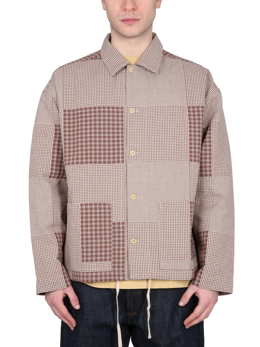 YMC PJ SHIRT P2UANBROWN