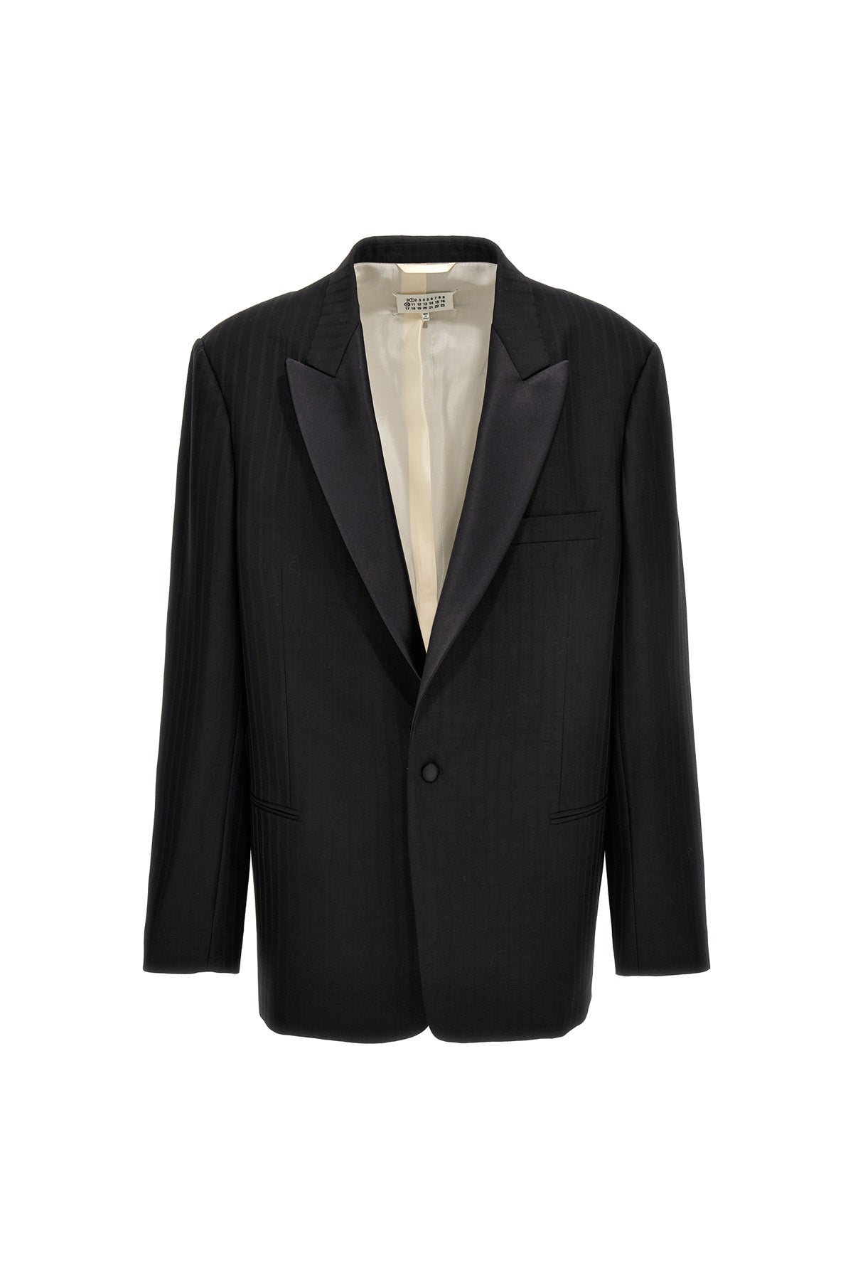 Maison Margiela STRIPED SINGLE BREAST BLAZER JACKET S51BN0430S76517900F