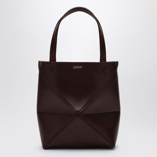 LOEWE Mini Puzzle Fold Bag Dark Burgundy A657V25X01LEP_LOEW-7240