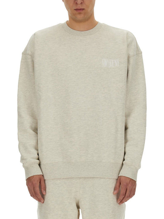 AWAKE NY COTTON SWEATSHIRT CN002GREY