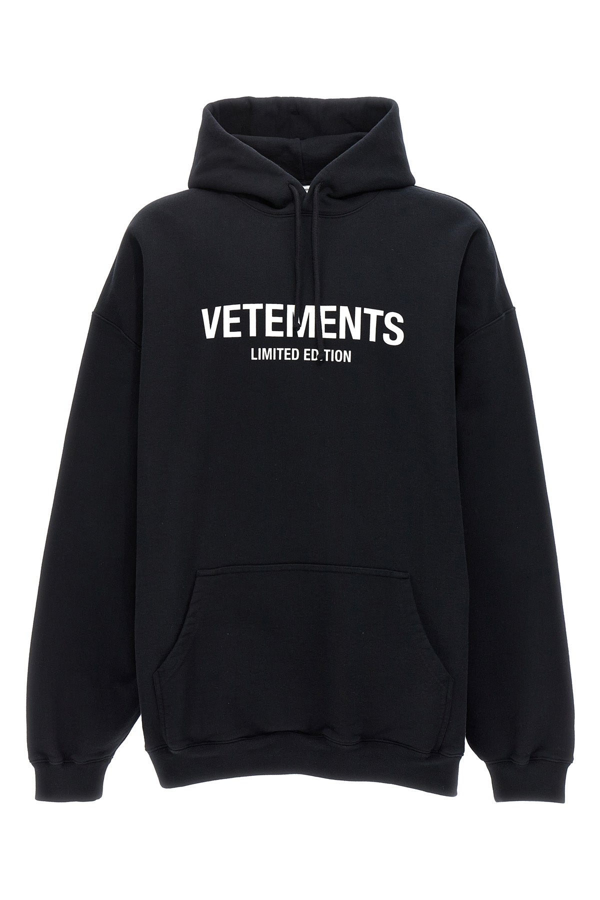 VETEMENTS 'LIMITED EDITION LOGO' HOODIE UE64HD600BBLACKWHITE