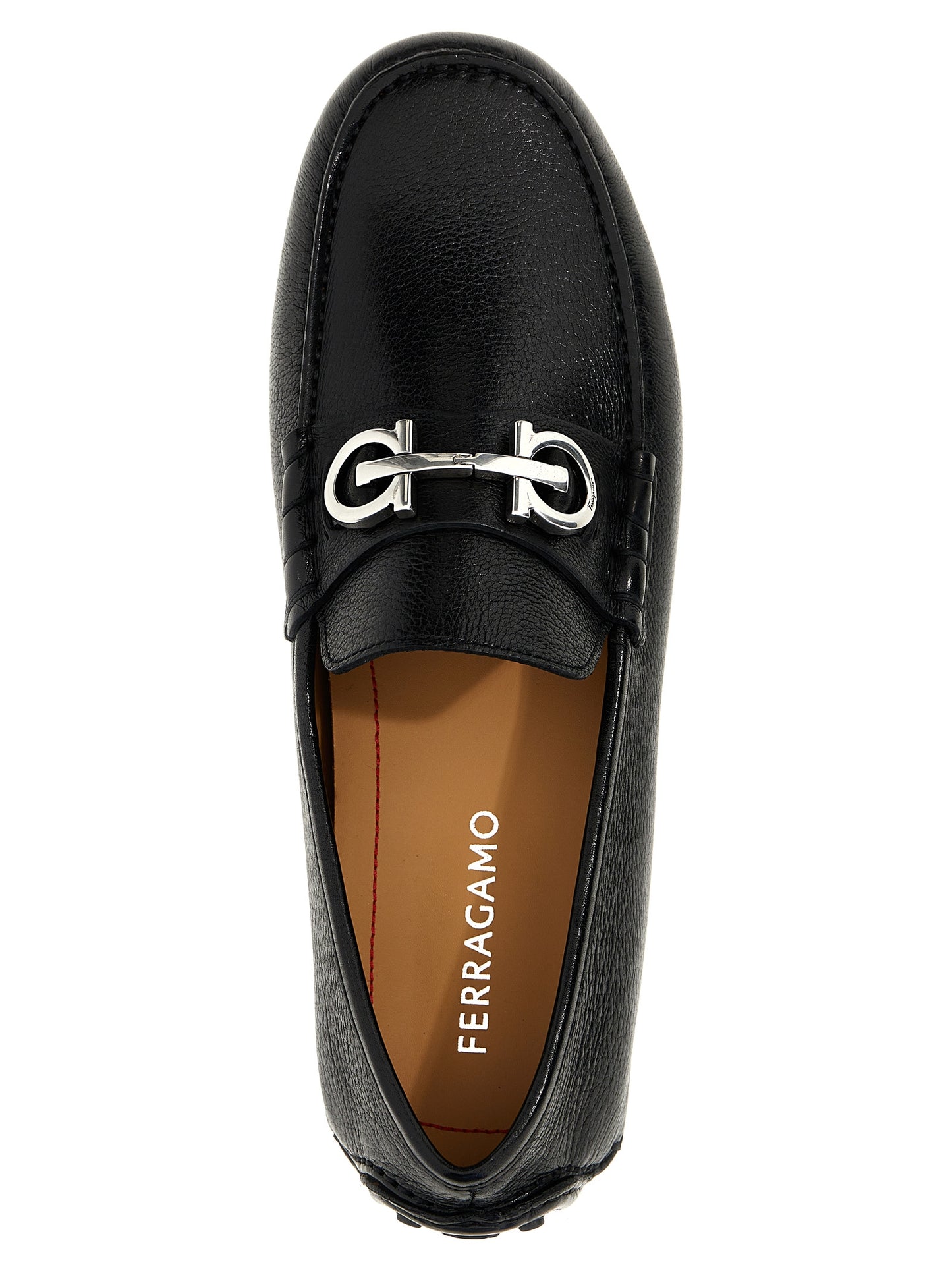 FERRAGAMO 'GRAZIOSO' LOAFERS 758351NERO