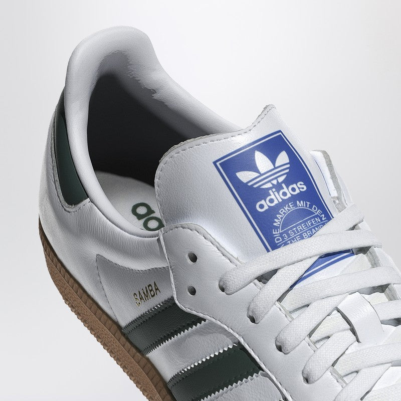 adidas Originals Low Samba OG white/green trainer IE3437LEO_ADIDS-WHTGRN