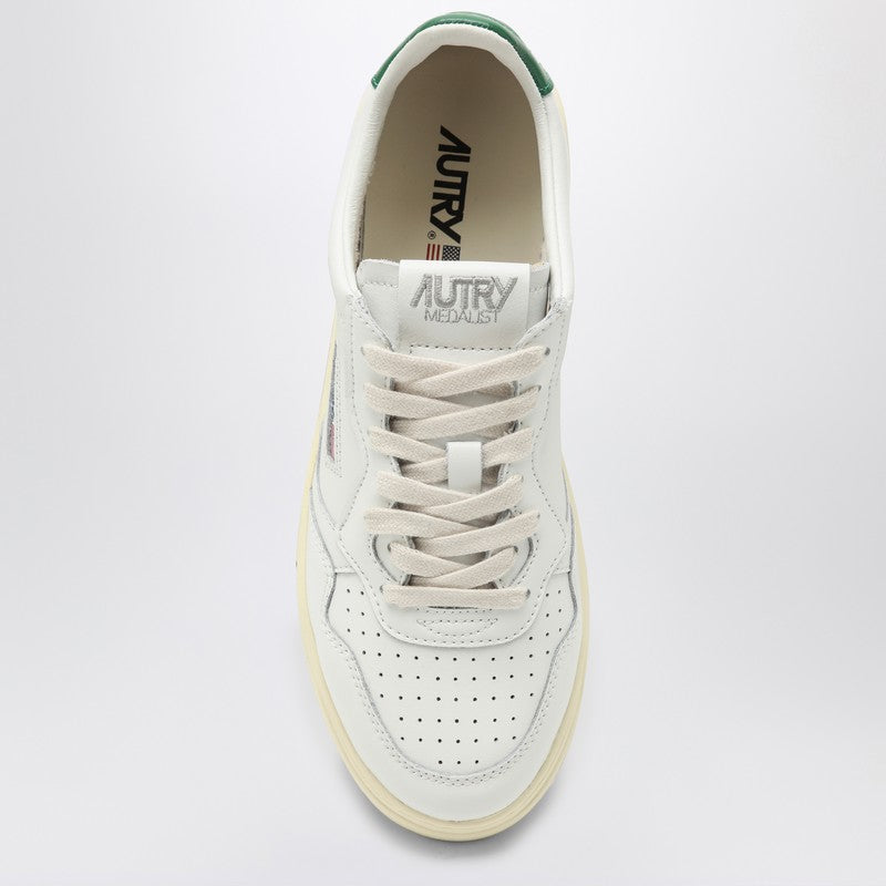 AUTRY Medalist white/green trainer AULWLL20P_AUTRY-LL20