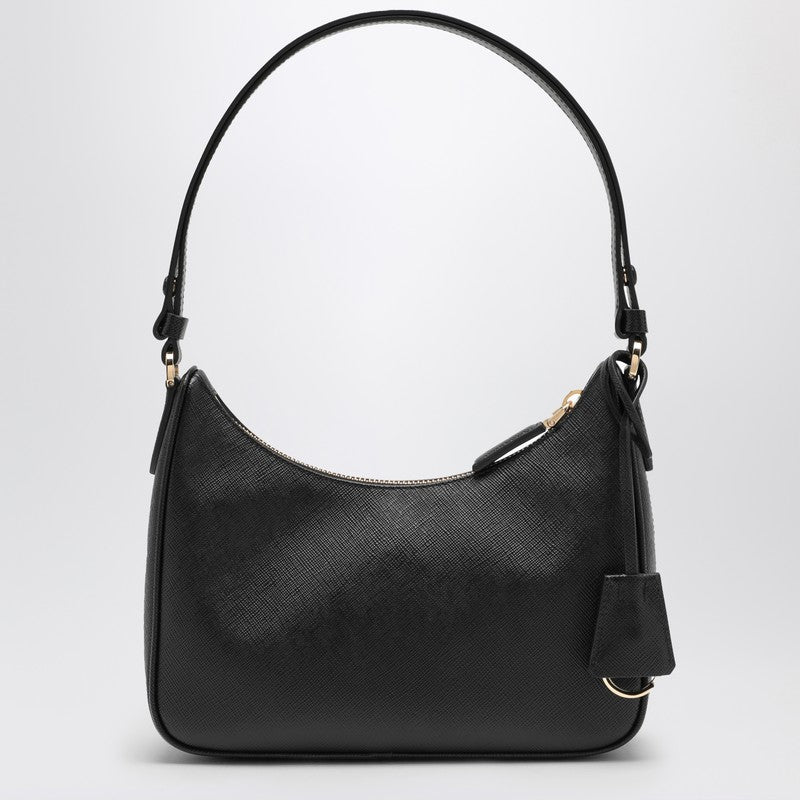 Prada Re-Edition black mini bag in Saffiano 1BC204JOMNZVP_PRADA-F0632