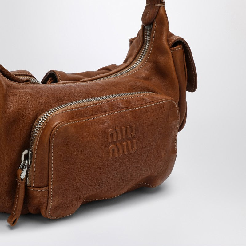 MIU MIU Caramel Pocket Bag 5BC146OOO2CRLO_MIU-F098L