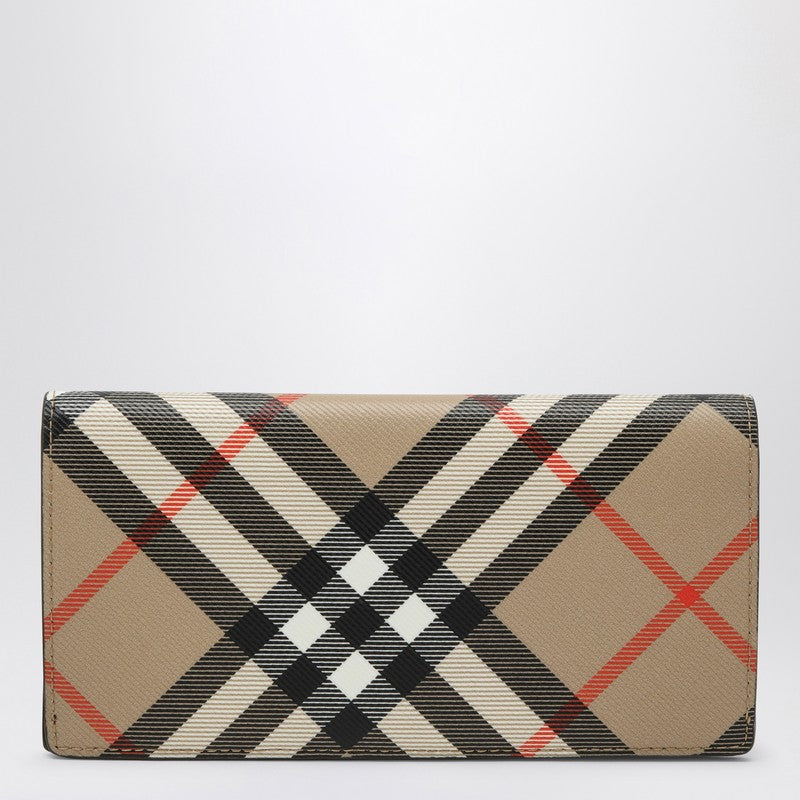 Burberry Continental large wallet in Check beige 8091921160296P_BURBE-A2021