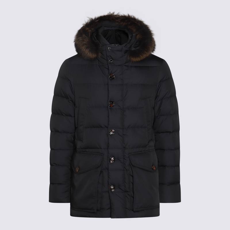 MooRER Coats Blue MOUGI101138FKMU0498