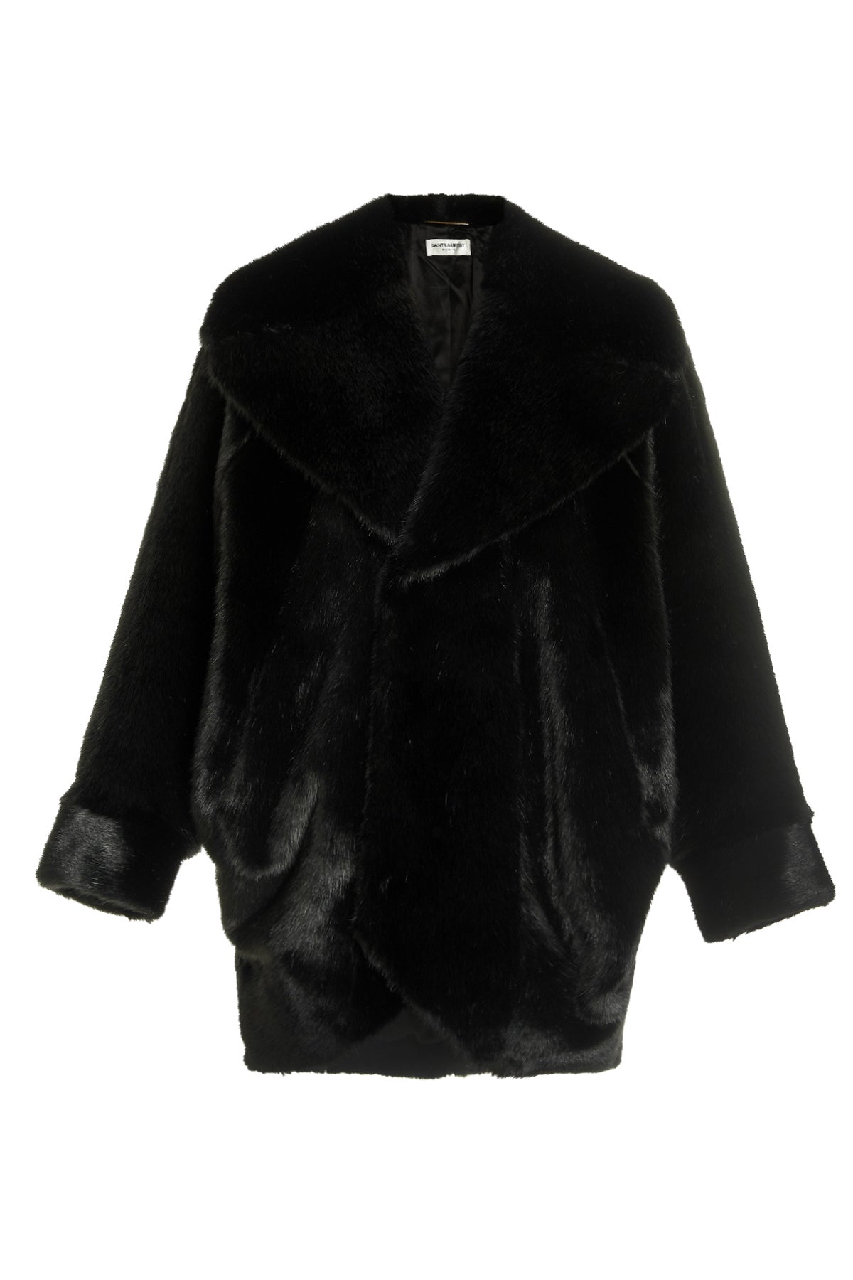 Saint Laurent OVERSIZE FAUX FUR COAT 720754Y7E851000