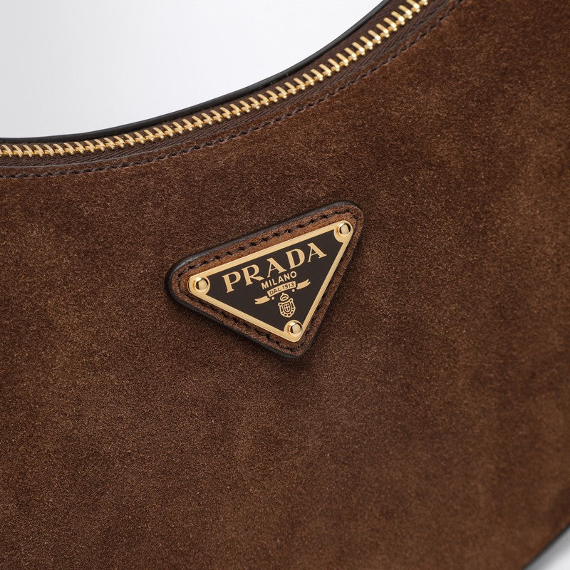 Prada Cocoa suede Prada Arqué bag 1BC194OOO2C4SP_PRADA-F0324