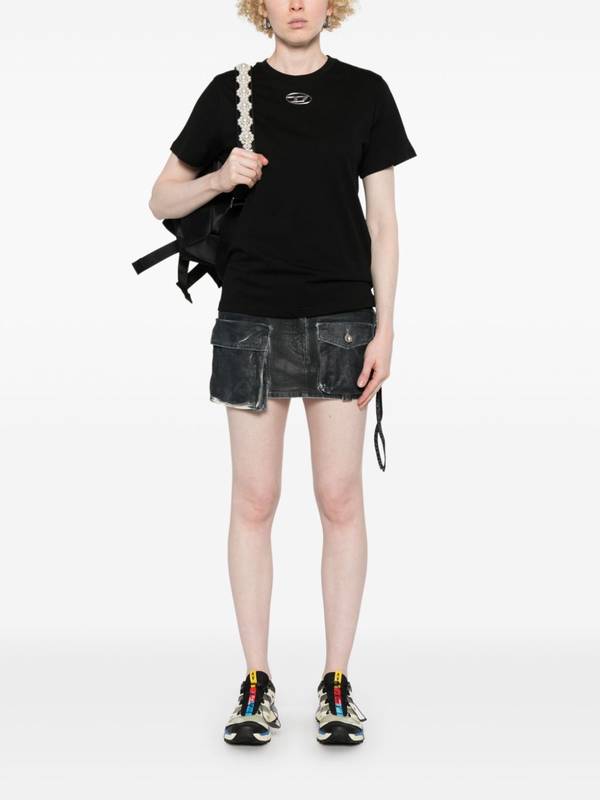 Diesel T-shirts and Polos Black A168410CLBR9XX