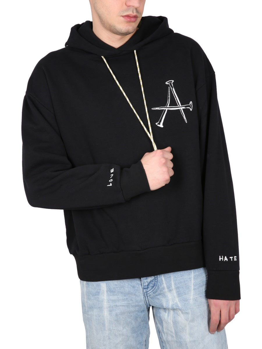 ARIES HOODIE STAR20014BLK