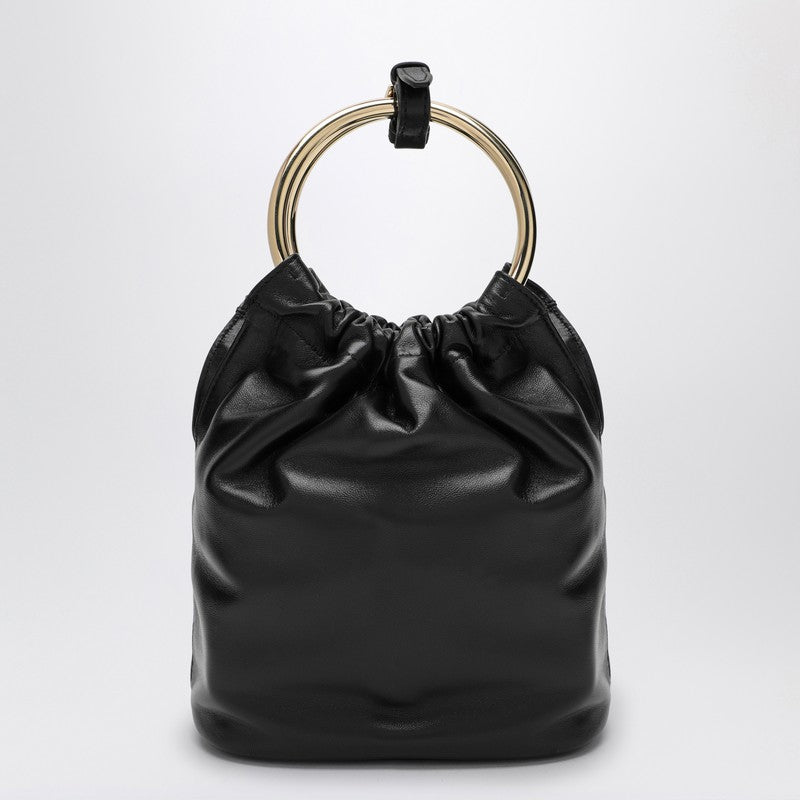 Prada Black Nappa leather mini bucket bag 1BC227OOO2DX8P_PRADA-F0002