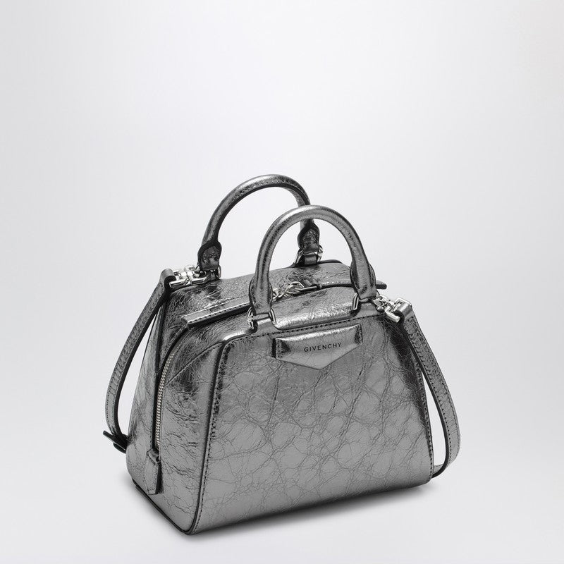 GIVENCHY Silver grey Antigona Cube nano bag BB50ZUB1Q9P_GIV-070