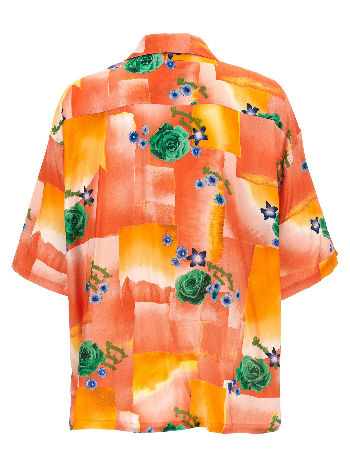 Martin ROSE 'TODAY FLORAL CORAL' SHIRT MRSS24439TOFLCO