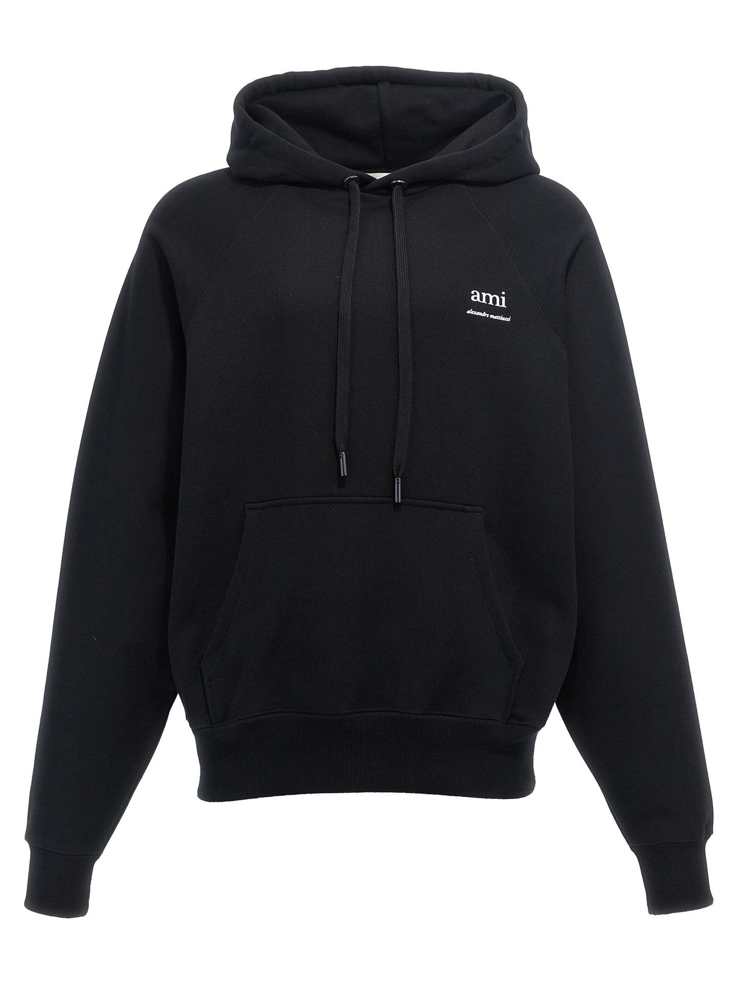 AMI Paris organic cotton hoodie with hood USW224747001