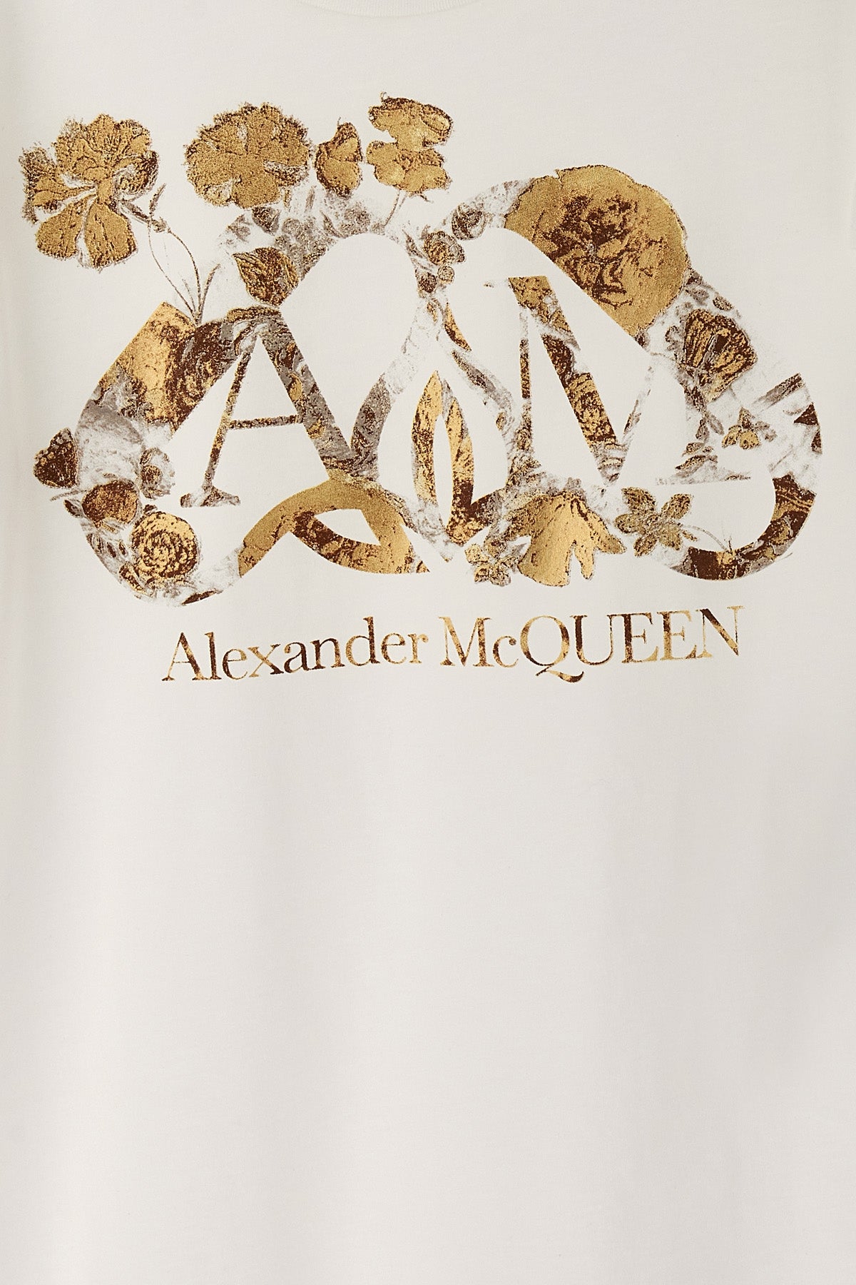 Alexander McQUEEN 'CUT AND SEW' T-SHIRT 781461QZALR0900