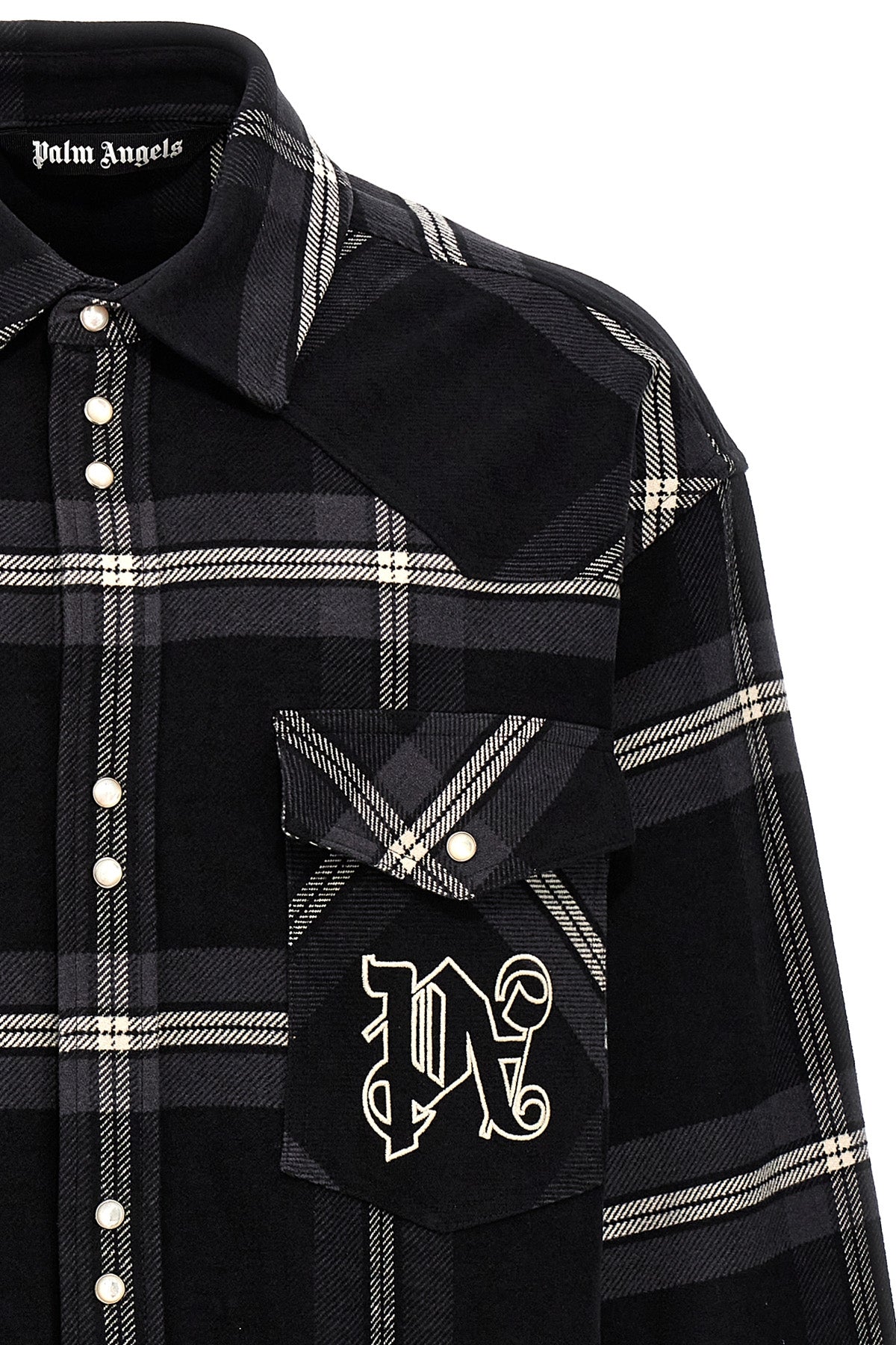 Palm Angels 'MONOGRAM CHECK' OVERSHIRT PMES023R24FAB00111031103