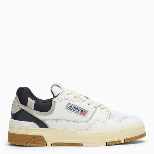 AUTRY White/blue leather and suede CLC trainer ROLMMM22O_AUTRY-MM22