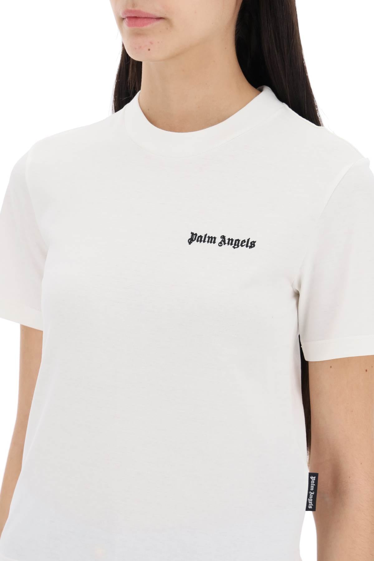 Palm Angels "round-neck t-shirt with embroidered PWAA044S24JER0010310